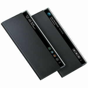 Galaxy S Series Ultra PU Leather Side Window Flip Case